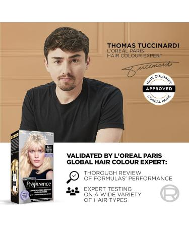 L'Oreal Paris Luminous Colour Permanent Hair Dye 10.1 Helsinki Very Light Ash Blonde - Anti-Brassiness Formula - 1 Application - Buy Online on GoSupps.com