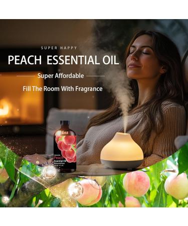 Lotus Essential Oil 16 Fl Oz and Peach Essential Oil 4 Fl Oz for Diffuser Humidifier Yoga Cleaning DIY Candle Soap Making Perfume Gift for Essential Oils - Buy Online on GoSupps.com