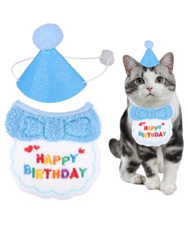 Euioovm cats dog birthday cute birthday bandana set for little dog pet happy birthday decorations for girls boys kitten birthday hat decoration decoration - Buy Online on GoSupps.com
