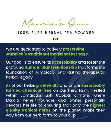 Marcia's Own Lime Leaf 100% Pure Herbal Tea Powder from Jamaica 1 oz / 28.3 g (40 Servings) - Buy Online on GoSupps.com