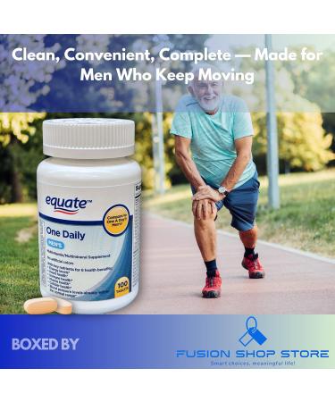 Multivitamin Multimineral Man One Daily- Tablets 100ct (Pack of 1) Boxed by Fusion Shop Store - Buy Online on GoSupps.com