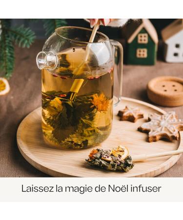 Horae - Calendrier de l'Avent tisane infusion bio 2025-24 tisanes dont 1 bouquet infuser partager - Infusions bien- tre florales et de saison produites en France - Id e cadeau de No l - Buy Online on GoSupps.com