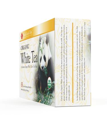 Uncle Lee's Organic White Tea Bags - 100-Count Boxes (Pack of 4) - Premium Quality - Buy Online on GoSupps.com