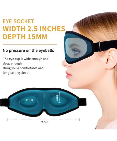 3D Sleep Mask for Women & Men - Comfortably Block Light Perfect for Travel Naps & Yoga - Buy Online on GoSupps.com