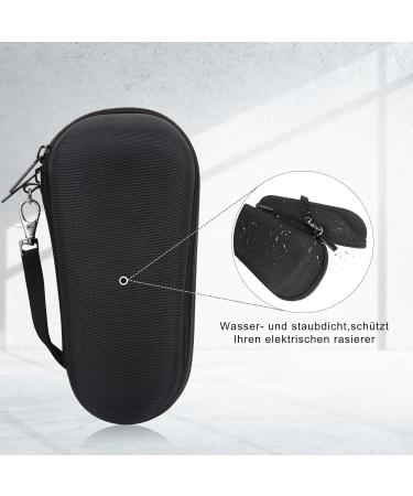 Unaone Razor Case for Men - Universal Hard Travel Cover for Braun Series 3/3S/5/7/7S/9/9S - Electric Shell Protection Bag - Black - Buy Online on GoSupps.com