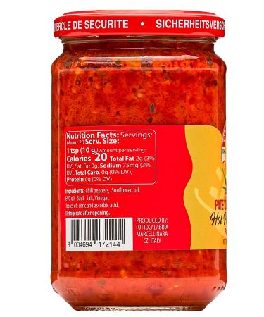 TuttoCalabria Crushed Calabrian Chili Pepper Pate 10 oz - Smoother Texture Version - Buy Online on GoSupps.com