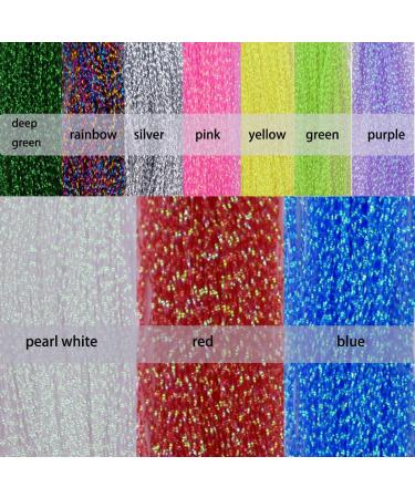 Phecda ProFly 10 Pack Crystal Flash Fly Tying Material - 10 Colors Set for Fishing Lure Flies - Buy Online on GoSupps.com