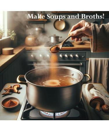 Foothills Naturals Organic Reishi Mushroom Powder for Energy Stress Relief and Overall Health - 454g / 1 Pound - Buy Online on GoSupps.com