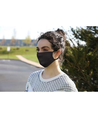 Pack of 50 Black Reusable Cotton Face Masks - Eco-Friendly Protection - Buy Online on GoSupps.com