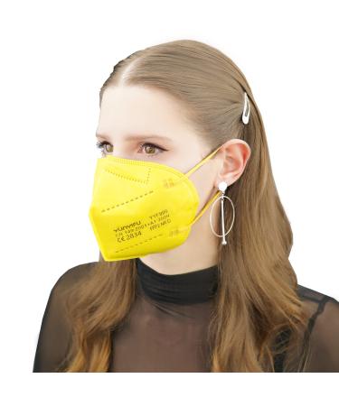 ProMedicalCare. Face mask FFP2 mask colored face mask FFP2 colored masks face mask FFP2 (individually packed) 10 pack yellow