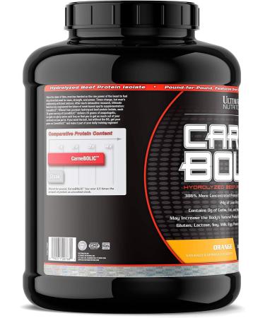 ULTIMATE NUTRITION Carnebolic Beef Protein 3.7-Pound Orange 1680 Gram 1680 grams Orange - Buy Online on GoSupps.com