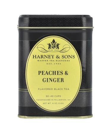 Harney & Sons Peaches & Ginger Th en vrac 118 ml