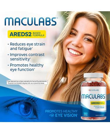 OjosLabs Eye Vitamins - AREDS 2 Formula with Lutein & Zeaxanthin - 180 Softgels for Macular Health - Vision Support Supplements for Adults - Made in USA - Buy Online on GoSupps.com