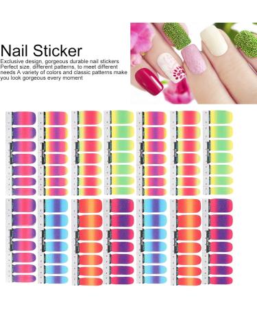 Nail Sticker Shining Nail Art Sticker Paste Directly Salon Shop Manicure Store for Home Beauty Salon - Buy Online on GoSupps.com