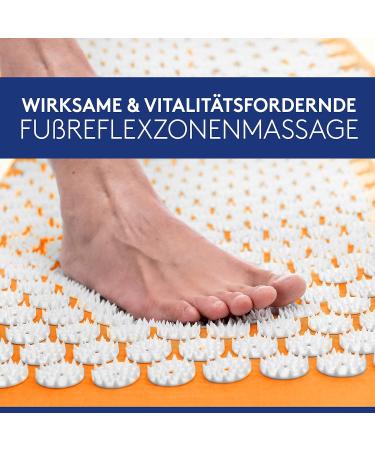 Wellax Acupressure Mat with Pillow - 100% Coconut Fiber Tension Relief & Improved Circulation - Award-Winning Massage Mat - Buy Online on GoSupps.com