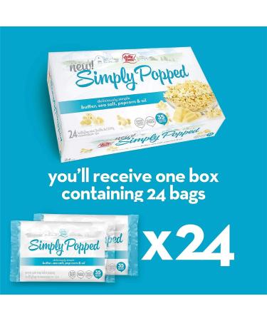 Jolly Time Premium Flavored Microwave Popcorn - Gluten Free - Gourmet Bulk Box - 24 Count, 3 Ounce Butter Flavor Packets (Pack of 24) - Buy Online on GoSupps.com