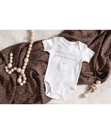 Pregnancy Announcement Baby Bodysuit - Grandparents-To-Be Coming Soon! - Buy Online on GoSupps.com