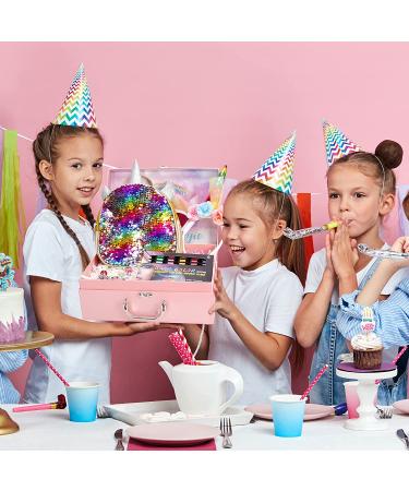 Unicorn Gifts for Girls - DIY Charm Bracelet Kit, Hair Chalk, Headband in Giftable Box - Buy Online on GoSupps.com