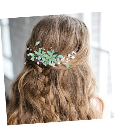 FRCOLOR Hair Comb Hair Accessories Purple Beads Rhinestone Trim Wedding Hair Comb for Brides Rhinestone Decor Hair Decor Pearl Hair Accessories Bride Pin Decorative Hair Combs Bridal Metal - Buy Online on GoSupps.com