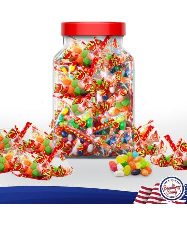 Broadway Candy Sweets Jar - Jelly Belly Pyramid Jar - Approximately 50 Pyramid Bags Filled with an Assortment of Jelly Beans - Variety of Flavours - Perfect for Parties & Portion-Controlled Snacking - Buy Online on GoSupps.com