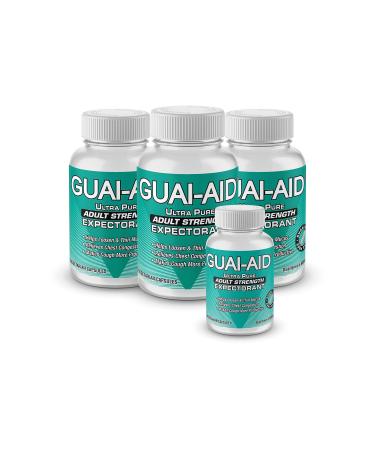 GUAI-AID  324 600mg Ultra-Pure Guaifenesin Capsules for Daily Mucus Relief