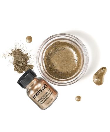 Mehron Makeup Metallic Powder (1 oz) - Gold | High-Quality Shimmer for Stunning Looks - Buy Online on GoSupps.com