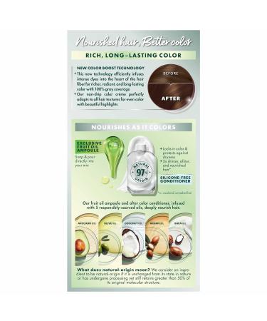 Garnier Nutrisse 535 Medium Golden Mahogany Brown Hair Dye - Nourishing Creme, Permanent Color - 1 Count - Buy Online on GoSupps.com