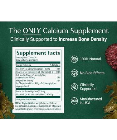 ALGAECAL Calcium & Collagen Bundle Hydrolyzed Collagen Complete with Clinically-Supported Verisol Fortibone & Fortigel Plus Vitamin D3 K2 Magnesium & Trace Minerals for Bone Health & Anti-Aging - Buy Online on GoSupps.com