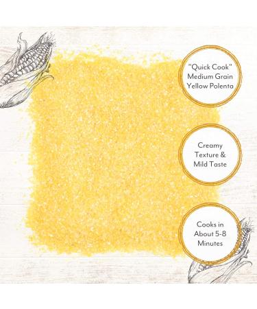 Roland Foods Medium Grain Yellow Polenta - 8.8 oz Box | Specialty Imported Food - Buy Online on GoSupps.com