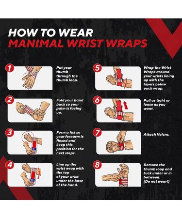 MANIMAL Wrist Wraps: Ultimate Support for Weightlifting, Strength Training, Bodybuilding, and Crossfit - Prevent Wrist Pain, Comfortable & Durable Design - 3 Years of Daily Use - Backed by Night Stalker - Buy Online on GoSupps.com