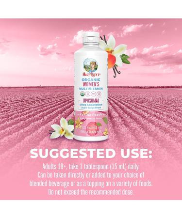MaryRuth's Organic Women's Liquid Multivitamin - Immune Support & Cognitive Health | 15.22 fl oz - Buy Online on GoSupps.com