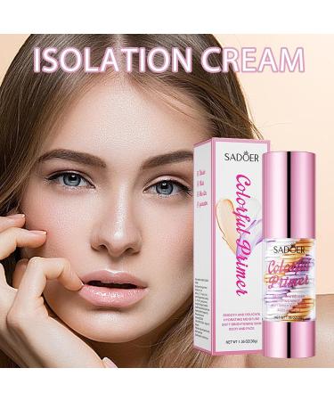 Isolation Cream Women Face Nourishing Primer Brightening Cream | Face Makeup Products for Gathering Dating Home Working Traveling Business Trips Littryee - Buy Online on GoSupps.com