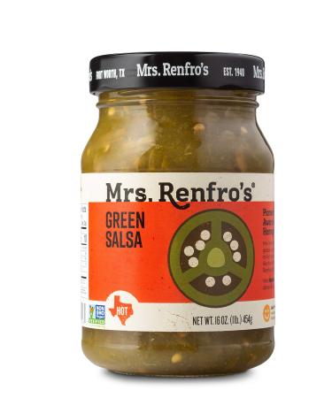 Mrs. Renfros Green Salsa Non-GMO, Gluten-Free (16-oz. jars, 2-pack)
