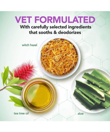 Vet's Best Biodegradable Clean Eye & Ear Towels for Dogs & Cats - 160 Professional Towels - Buy Online on GoSupps.com