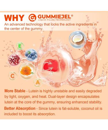 NEVISS 1Pack Liposomal Vitamin C 1000mg Gummies + 1Pack Lutein Zeaxanthin Supplements Gummies - Buy Online on GoSupps.com