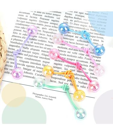 Lusofie 12 Pcs Ball Hair Ties - Acrylic Blingbling Ponytail Holders for Girls and Kids - Buy Online on GoSupps.com