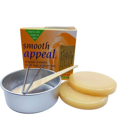 Smooth Appeal 40g Wax Original Formula Facial Hair Remover x2 - Gentle & Effective Hair Removal - Buy Online on GoSupps.com