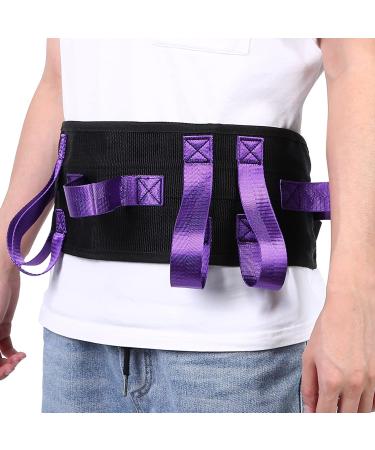 Waist Traction Belt for Seniors - Durable Soft Nylon Safety Aid for Easy Mobility & Transfers (Purple) - Buy Online on GoSupps.com