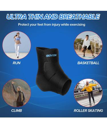 Sioven Ankle Support Brace for Sprained Ankle & Ligament Damage Sports Protect Plantar Fasciitis Achilles tendonitis Injury Recovery Adjustable Ankle Brace Wrap Strap for Men and Women (XL) - Buy Online on GoSupps.com