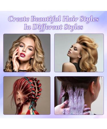 Hair Brush Comb Set Slick Back Hair Brush Edges Brush Set Dazzling Colourful Crystal Bristle Hair Brush Teasing Brush Rat Tail Hair Comb Back Combing Brushes for Hairdresser Women - Buy Online on GoSupps.com