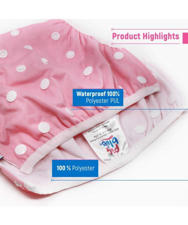 Eco-Friendly Pink & Blue Swimming Diaper for Boys & Girls - Reusable Swimming Trunks (4.5-16 kg) - Soft & Gentle on Skin (Gray Medium 1 Pack) - Buy Online on GoSupps.com