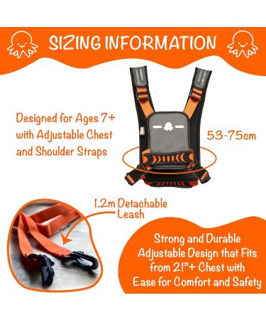 XL Hobbledehoo Child Harness for Everyday Safety | SEN Autism Support | Ages 7+ | Orange - Buy Online on GoSupps.com