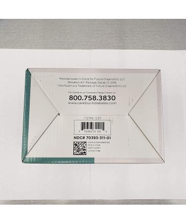 Care Touch Insulin Syringes 31g 5/16 8mm 1cc (Pack of 100) | Buy Online - Buy Online on GoSupps.com