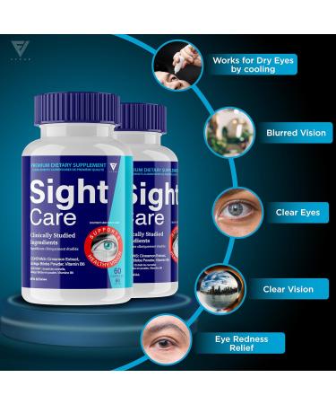 (2 Pack) Sight Care Vision Support Supplement Sight Care Pills SightCare Eye Care Capsules forHealthy Vision Support Maximum Strength Formula Slight Care Support Supplement Reviews (120 Capsules) - Buy Online on GoSupps.com