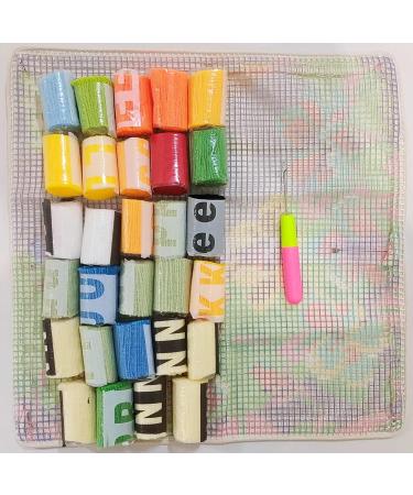 LAPATAIN Latch Hook Kit for DIY Throw Pillow Cover - 17X17inch - Blue Bird Design - Buy Online on GoSupps.com