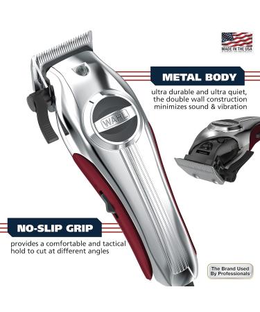 Buy Wahl USA Pro Ultra Quiet High Torque Hair Clipper | Metal Housing Bonus Guard Caddy - Fast International Shipping - Buy Online on GoSupps.com