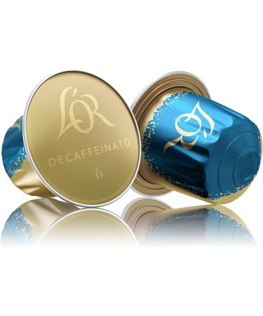 L'Or Espresso Caf Decaffeinato Intensity 6 - 50 Nespresso Compatible Aluminum Capsules (10 capsules) - Buy Online on GoSupps.com