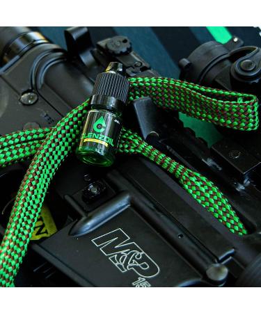 CLENZOIL Field & Range 22 Cal - 5.56MM Cobra Bore Cleaner | Gun Barrel Cleaning Tool for 22 Cal - 5.56MM | Brass Brush Embedded in Cotton Bore Rope - Buy Online on GoSupps.com