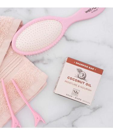 Soapbox Coconut Oil Shampoo Bar 3.1oz - Natural, Eco-Friendly, Moisturizing for Dry Hair | Color Safe, Sulfate/Paraben/Silicone/Cruelty-Free, Vegan - Buy Online on GoSupps.com