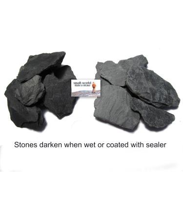 Natural Slate Stone -1/2 to 1 inch. Perfect Size for Miniature or Fairy Gardens Aquariums Reptiles Terrariums Model Railroads Dioramas & Wargaming 1/2"-1" Stones - 1lb - Buy Online on GoSupps.com